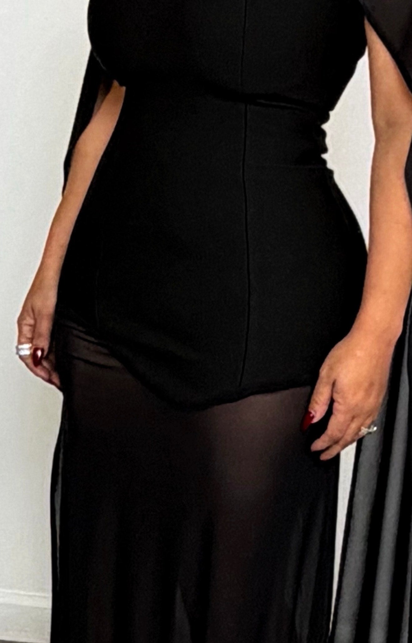 VESTIDO MIDNIGGHT CAPE
