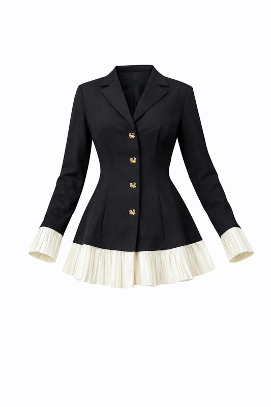 VESTIDO BLAZER ELITE PLEATED