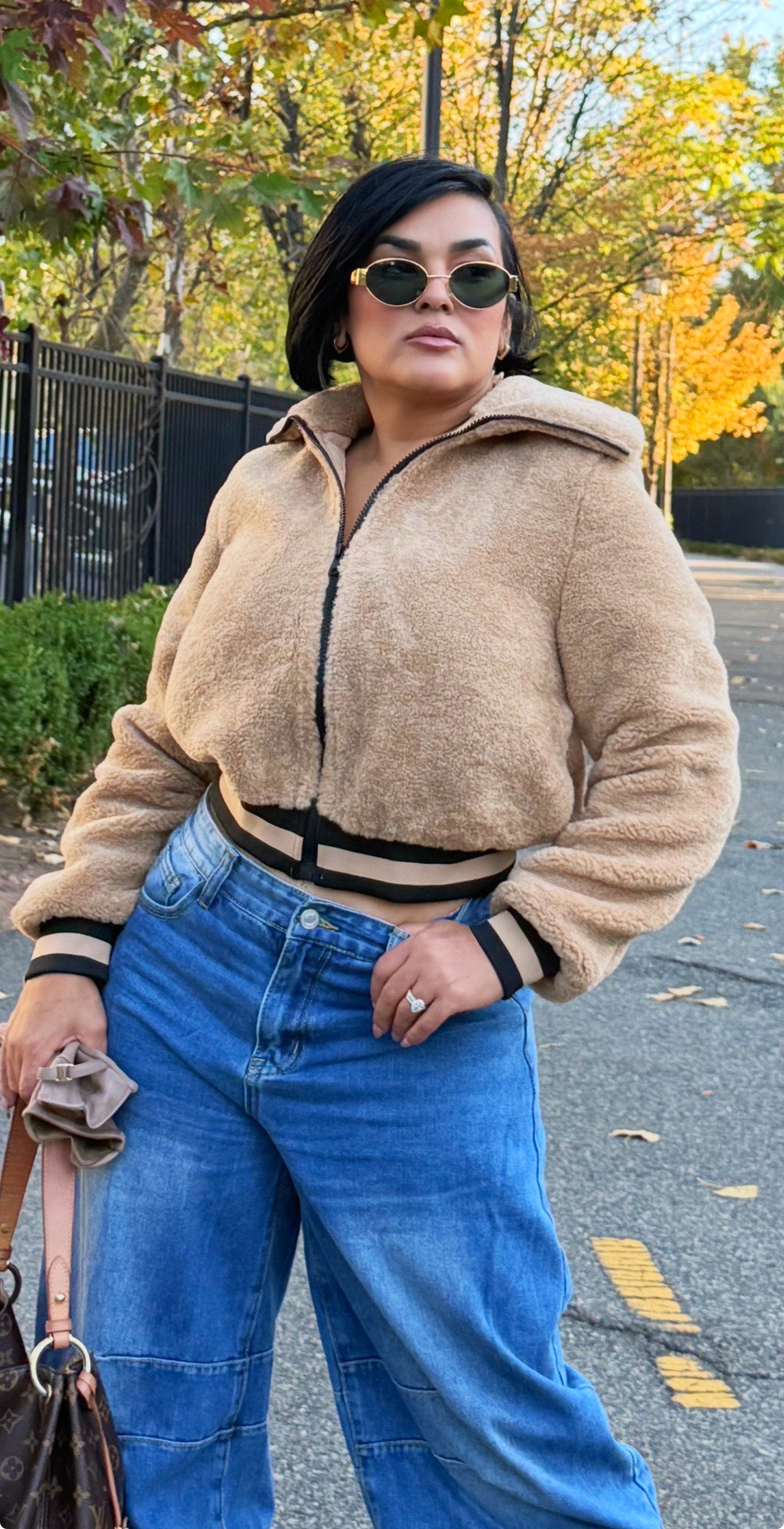 THE COZY TEDDY BOMBER COAT