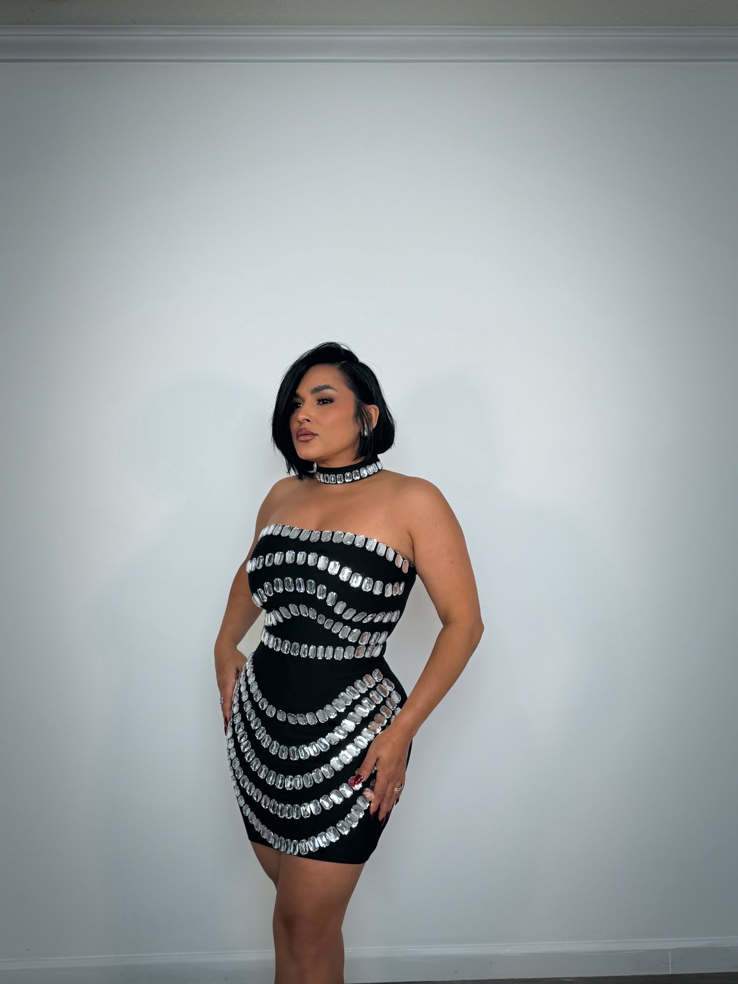 sexy strapless dress